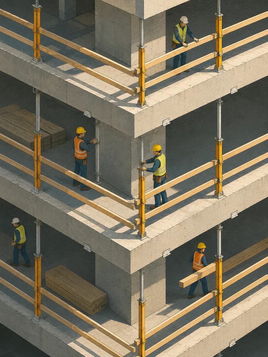 Construction sector illustration.